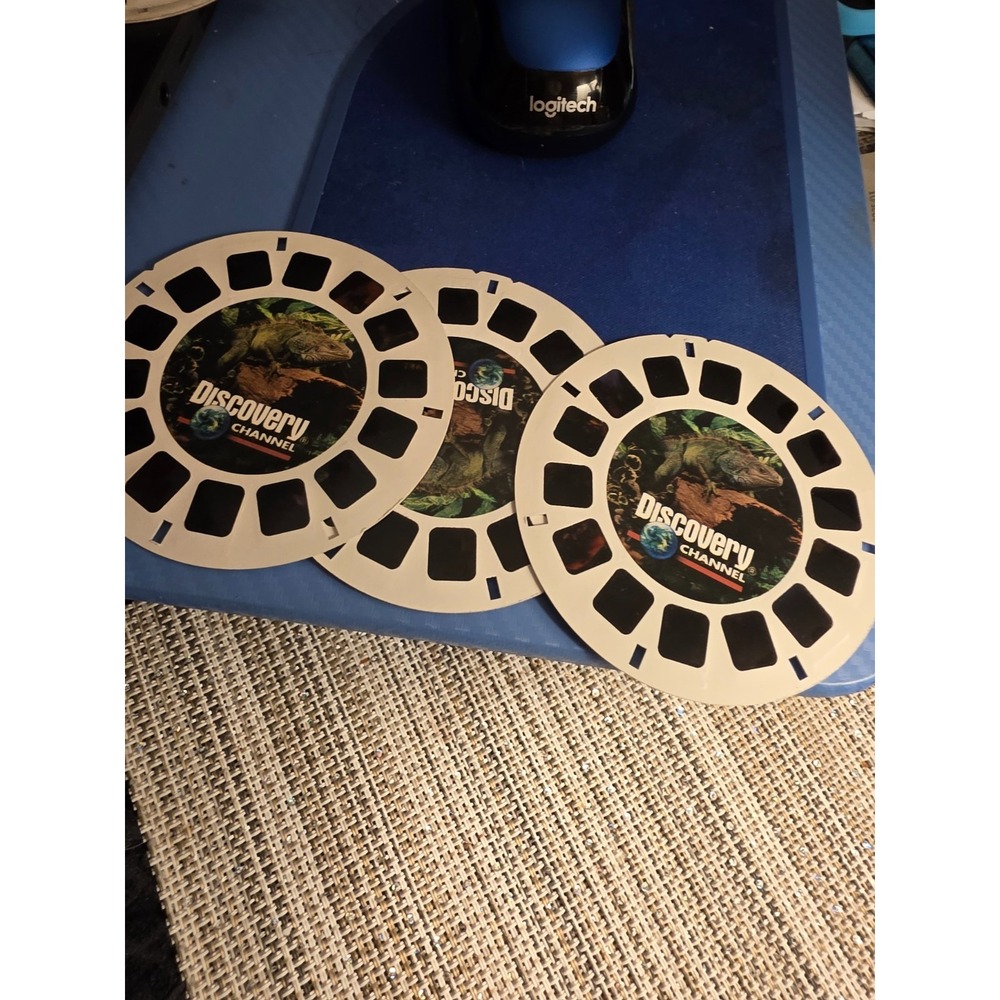 View-Master OS 3 Reels Discovery Channel Reptiles Cold Blooded Creatures Vintage